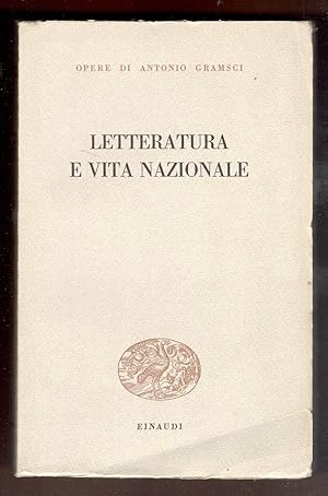 Imagen del vendedor de Letteratura e vita nazionale. Quaderni del carcere, V a la venta por Libreria antiquaria Atlantis (ALAI-ILAB)