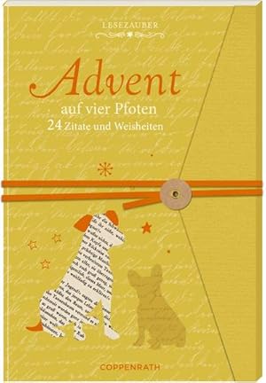 Immagine del venditore per Briefbuch Advent auf vier Pfoten - 24 Zitate und Weisheiten venduto da AHA-BUCH GmbH