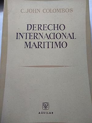 Seller image for Derecho internacional maritimo for sale by Libros nicos