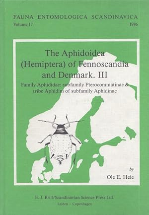 The Aphidoidea (Hemiptera) of Fennoscandia and Denmark 3 : Family Aphididae : Subfamily Pterocomm...