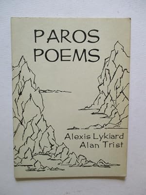 Immagine del venditore per Paros Poems: An Island Sequence venduto da GREENSLEEVES BOOKS