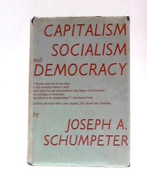 Image du vendeur pour Capitalism, Socialism, And Democracy mis en vente par World of Rare Books