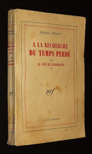 Seller image for A la recherche du temps perdu, Tome VI : Le Ct de Guermantes (1ere partie) for sale by Abraxas-libris