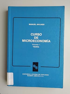 Imagen del vendedor de Curso De Microeconoma. Vol 1. Teora. a la venta por TraperaDeKlaus