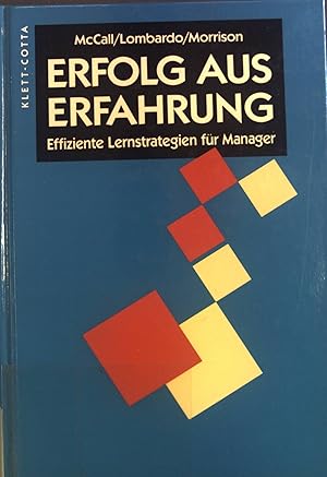 Image du vendeur pour Erfolg aus Erfahrung. mis en vente par books4less (Versandantiquariat Petra Gros GmbH & Co. KG)