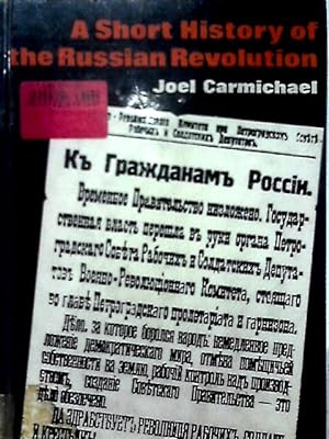 Bild des Verkufers fr A Short History of the Russian Revolution zum Verkauf von World of Rare Books