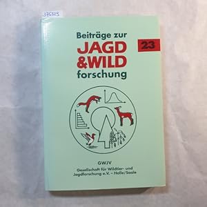 Bild des Verkufers fr Beitrge zur Jagd- und Wildforschung. Band 23 zum Verkauf von Gebrauchtbcherlogistik  H.J. Lauterbach