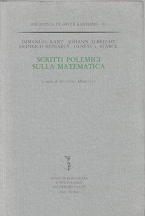 Imagen del vendedor de Scritti polemici sulla matematica a la venta por Romanord