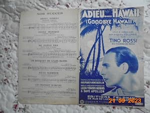 Seller image for Adieu Hawaii (Goodbye Hawaii) [partition] Fox Trot chante for sale by Les Livres des Limbes