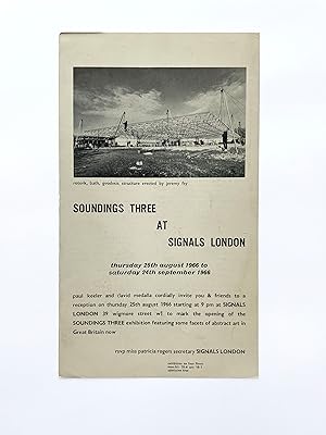 Bild des Verkufers fr Soundings Three at Signals London zum Verkauf von William Allen Word & Image