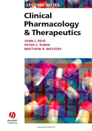Imagen del vendedor de Lecture Notes Clinical Pharmacology and Therapeutics a la venta por WeBuyBooks