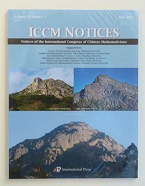 Imagen del vendedor de Notices of the International Congress of Chinese Mathematicians, Volume 6, Number 1 (Iccm Notices) a la venta por Our Kind Of Books