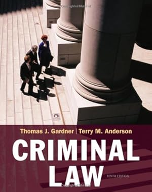 Image du vendeur pour Criminal Law mis en vente par Reliant Bookstore