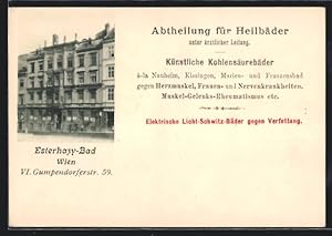 Ansichtskarte Wien, Esterhazy-Bad, Gumpendorferstrasse 59