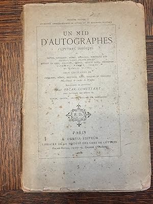 Un nid d'autographes. Lettres inédites de Haydn, Cherubini, Méhul, Boieldieu, Ferdinand Ries, Ste...