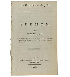 Bild des Verkufers fr The Conversion of the Jailer. A sermon, on Acts xvi. 30,31. zum Verkauf von Jarndyce, The 19th Century Booksellers