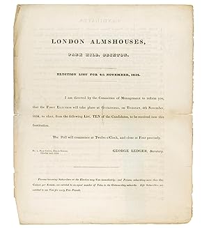 Election List for 4th November, 1834.