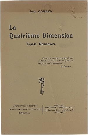 Image du vendeur pour La quatrime dimension, expos elmentaire mis en vente par Untje.com