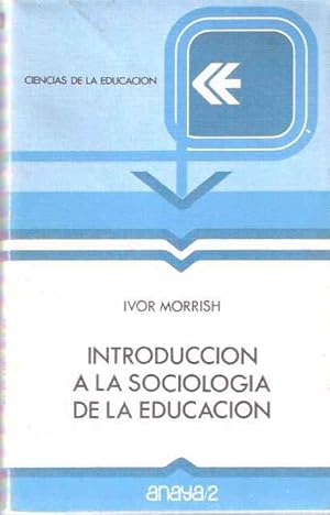 Seller image for Introduccin a la sociologa de la Educacin for sale by SOSTIENE PEREIRA