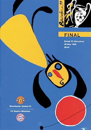 Champions-League - Final am 26.5.1999 Manchester United - Bayern München.