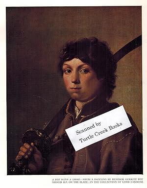 A Boy with a Sabre - Print - From the painting by Hendrik Gerritz Pot