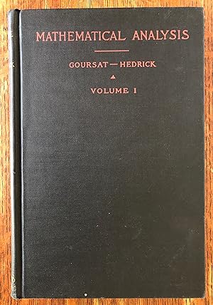 A Course in Mathematical Analysis : Volume I [1904]