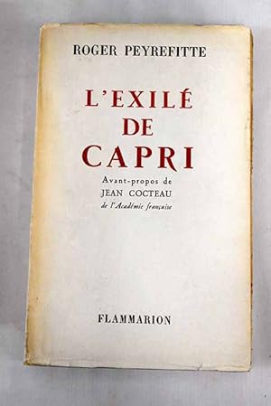 Seller image for L'exil de Capri for sale by Alcan Libros