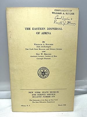 The Eastern Dispersal of Adena. New York State Museum and Science Service Bulletin Number 379