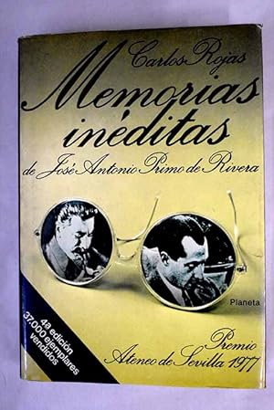 Imagen del vendedor de Memorias inditas de Jos Antonio Primo de Rivera a la venta por Alcan Libros
