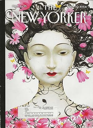 The New Yorker March 10, 2008 Ana Juan Cover, Complete Magazine