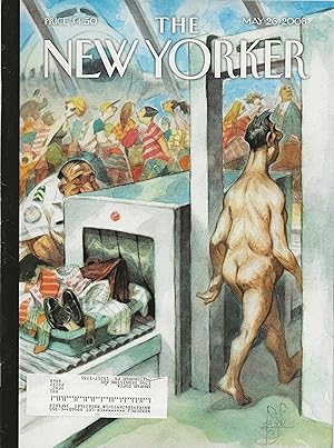 The New Yorker May 26, 2008 Peter de Seve Cover, Complete Magazine