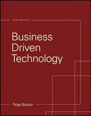 Seller image for Business-Driven Technology (Int'l Ed) for sale by WeBuyBooks