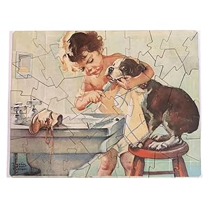 50 Piece Jig Saw Puzzle with printed envelope