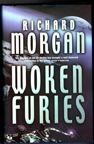 Imagen del vendedor de Woken Furies by Richard Morgan (First Edition) Signed a la venta por Heartwood Books and Art