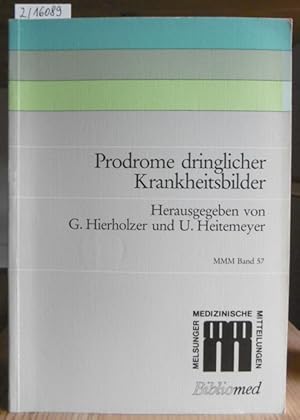 Seller image for Prodrome dringlicher Krankheitsbilder. Symposium Kasse, 1. und 2. Mrz 1985. for sale by Versandantiquariat Trffelschwein