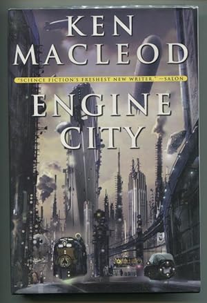 Seller image for Engine City by Ken Macleod (First U.S. Edition) Stephan Martiniere cvr for sale by Heartwood Books and Art