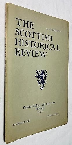 Imagen del vendedor de The Scottish Historical Review vol XXX, No. 110. October 1951 a la venta por Hadwebutknown