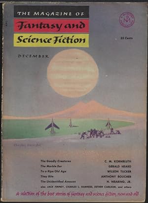 Image du vendeur pour The Magazine of FANTASY AND SCIENCE FICTION (F&SF): December, Dec. 1952 mis en vente par Books from the Crypt