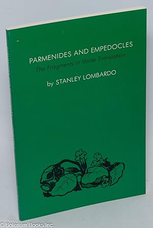 Seller image for Parmenides and Empedocles The Fragments in Verse Translation for sale by Bolerium Books Inc.
