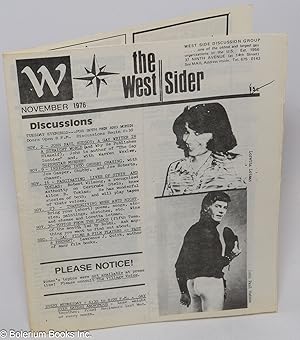 Seller image for The West Sider: November 1976 for sale by Bolerium Books Inc.