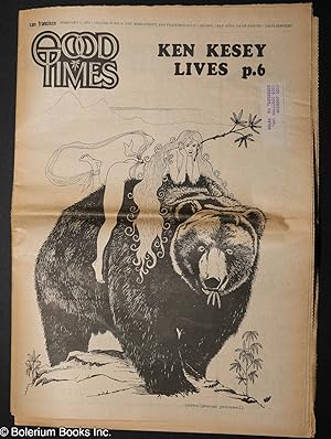 Seller image for Good Times: vol. 3, #6, Feb. 5, 1970: Ken Kesey Lives for sale by Bolerium Books Inc.