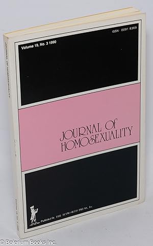 Seller image for Journal of Homosexuality: Vol. 19, No. 3, 1990 for sale by Bolerium Books Inc.