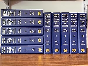 The New Grove Dictionary of Music and Musicians (Complete in 20 volumes)