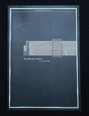 Imagen del vendedor de The Slide Rule Vanishes by Lance Knobel [Pentagram Papers no. 33] a la venta por Classic Books and Ephemera, IOBA