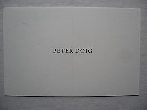 Imagen del vendedor de Peter Doig Not for Sale Contemporary Fine Arts Berlin 2009 Exhibition invite postcard a la venta por ANARTIST