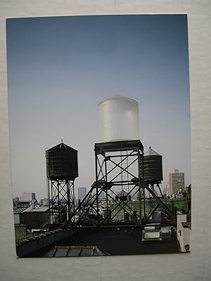 Bild des Verkufers fr Rachel Whiteread Water Tower Public Art Fund 1998 Exhibition invite postcard zum Verkauf von ANARTIST