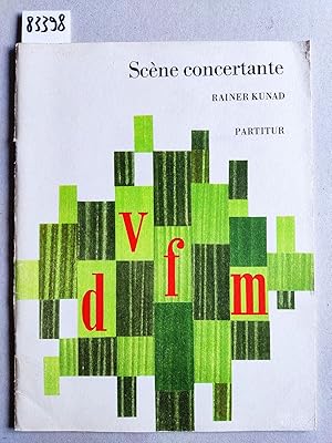 Image du vendeur pour Scne concertante fr Orchester (1975) conatum 61 - Partitur. dvfm 1700. mis en vente par Versandantiquariat Kerstin Daras