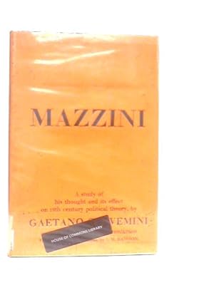 Seller image for Mazzini for sale by World of Rare Books