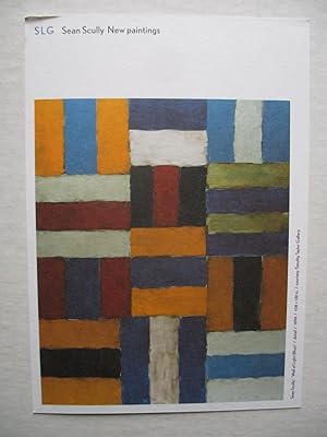 Bild des Verkufers fr Sean Scully South London Gallery 1999 Exhibition invite postcard zum Verkauf von ANARTIST