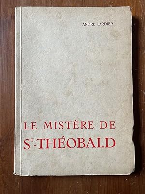 Imagen del vendedor de Le mistre de Saint Thobald a la venta por Librairie des Possibles